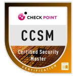 Logo Check Point Certified Security Master (CCSM) Certification Exam 100% Pass - itcertshop.com