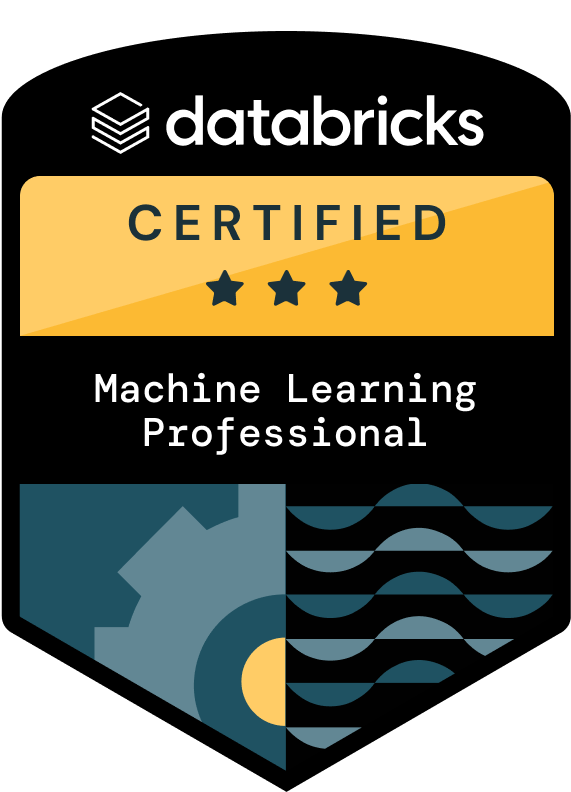 Logo Databricks Certified Machine Learning Professional Certification Exam 100% Pass - itcertshop.com