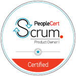 Logo PeopleCert Scrum Product Owner I Certification Exam 100% Pass - itcertshop.com