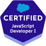 Logo Salesforce Certified JavaScript Developer I Certification Exam 100% Pass - itcertshop.com