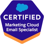 Logo Salesforce Marketing Cloud Email Specialist Certification Exam 100% Pass - itcertshop.com